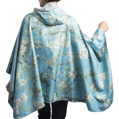 Raincaper Fine Art Travel Cape - Van Gogh Almond Blossom