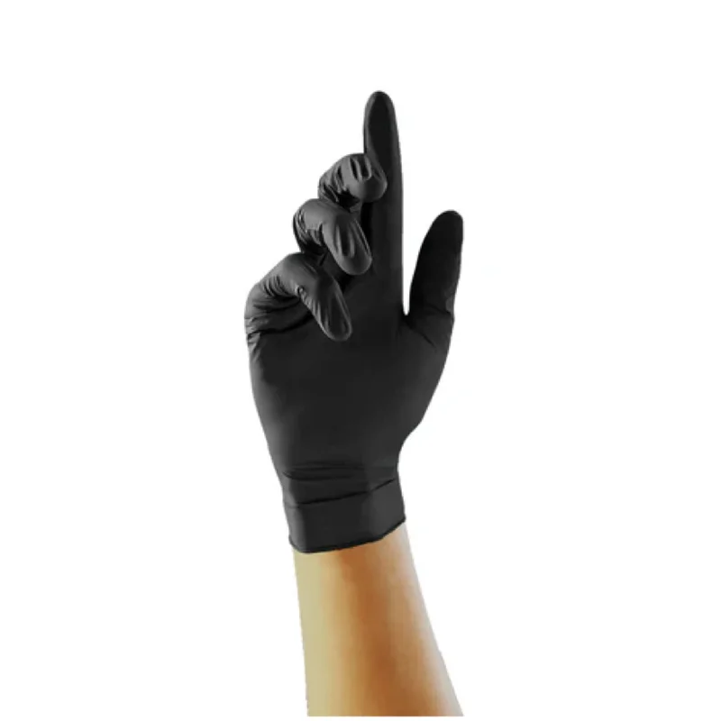 Aurelia Bold Nitrile Powder Free Black Examination Gloves 7399 (Case of 1000 Gloves)