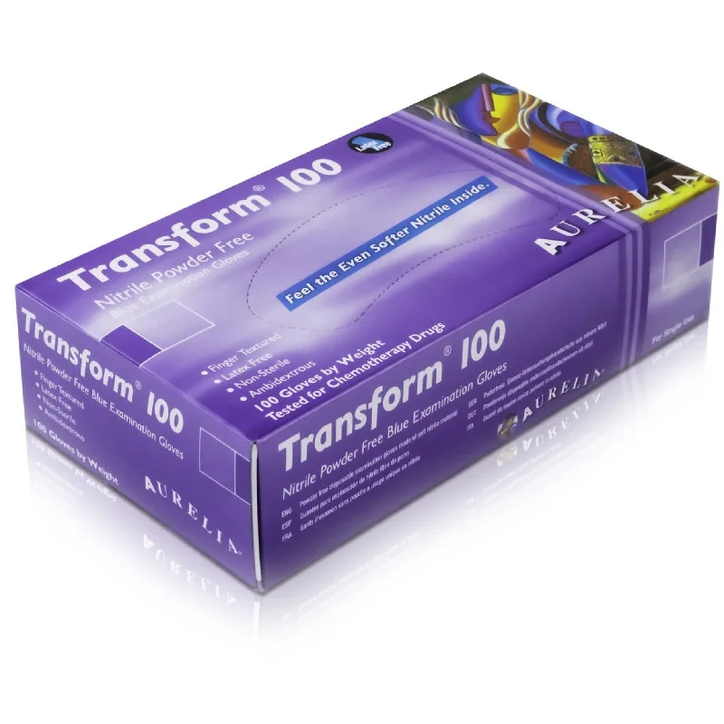 Aurelia Transform 100 Nitrile Powder Free Examination Gloves 9889