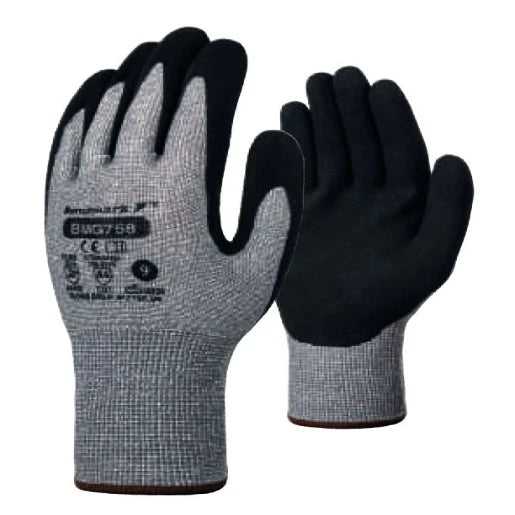 Benchmark BMG758 High Cut Resistance and Sandy Nitrile Grip Glove