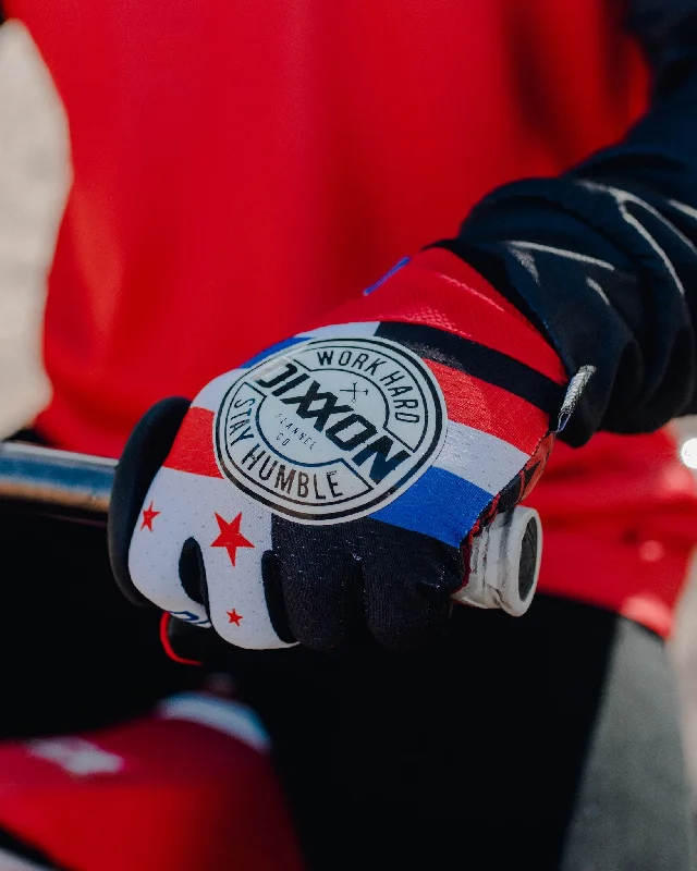 Corpo Moto Gloves - Red, White, & Blue