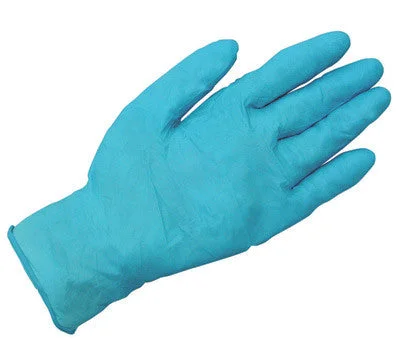 Radnor X-Large Blue 9 1/2" 4 mil Industrial/Food Grade Latex-Free Nitrile Ambidextrous Non-Sterile Powder-Free Disposable Gloves With Textured Finish