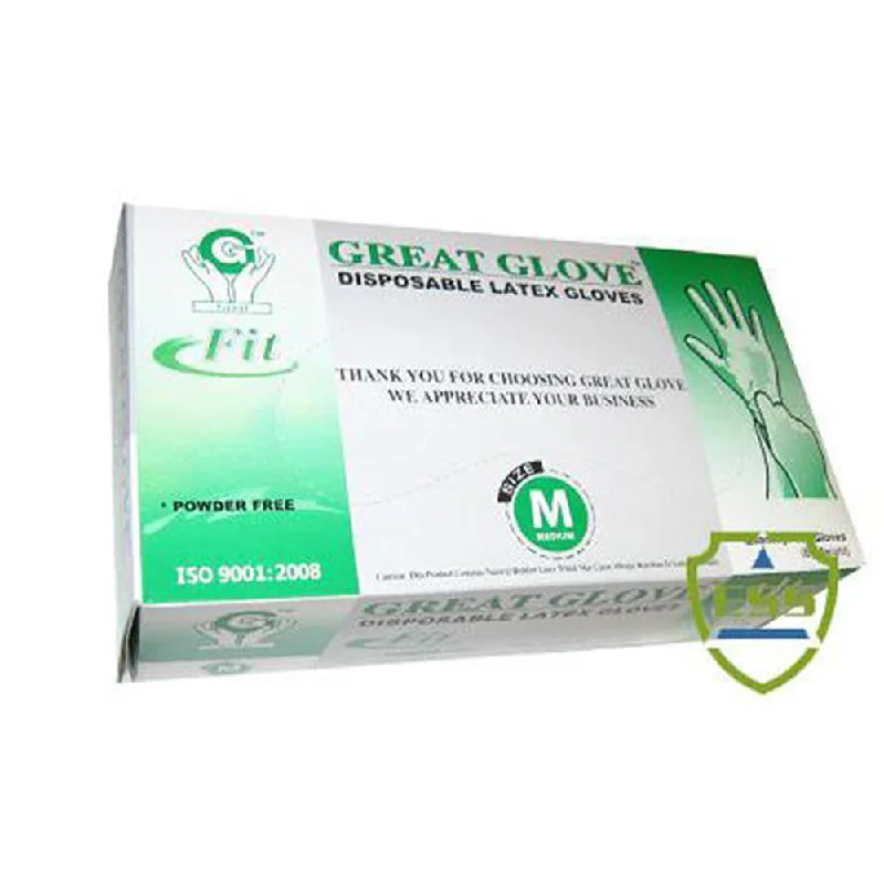 Great Glove - Latex Fit Powder Free Disposable Gloves