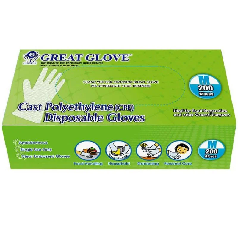 Great Glove Polyethylene Food Handling General Purpose Gloves