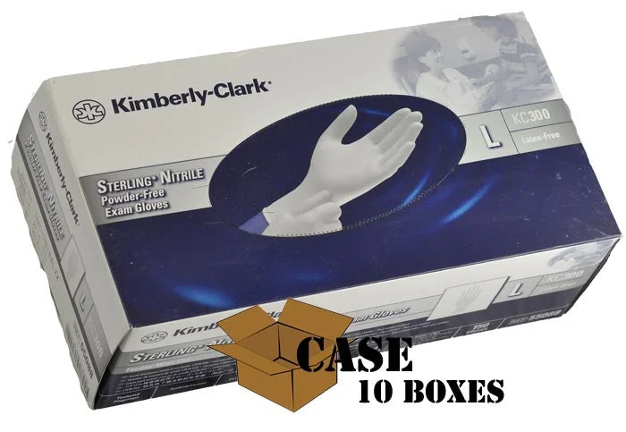 Kimberly-Clark - Sterling Nitrile Powder-Free Medical Exam Gloves - Case