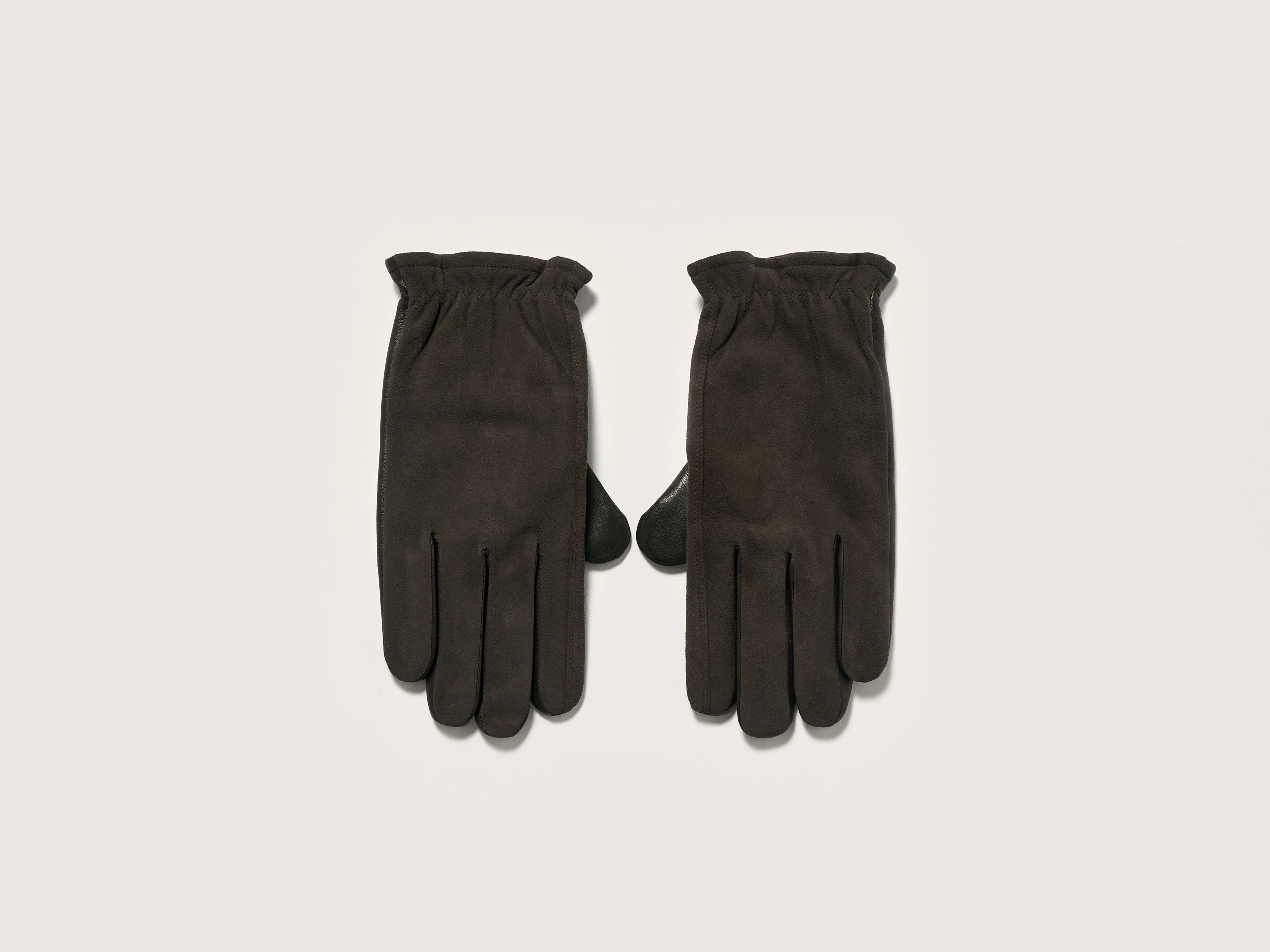 Gloo suede leather gloves (242 / M / DEEP GREY)