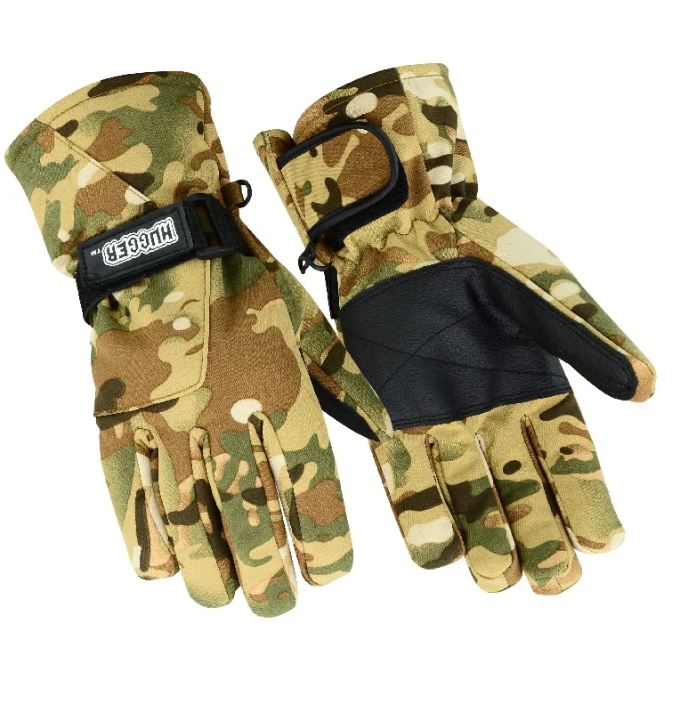 Men's NEW Camouflage Hunting, Hiking, Motorcycle Riding Glove