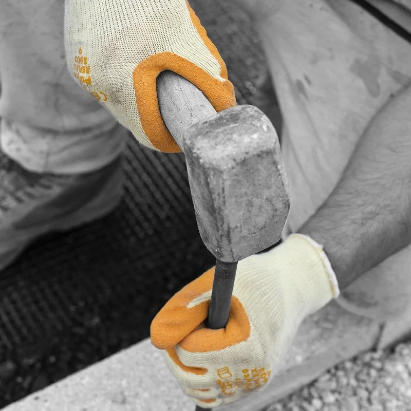 Polyco Reflex Latex Palm Coated (Orange) Gloves - 860