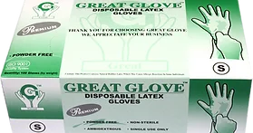 Great Glove - Premium Powder-Free Latex Gloves - Box