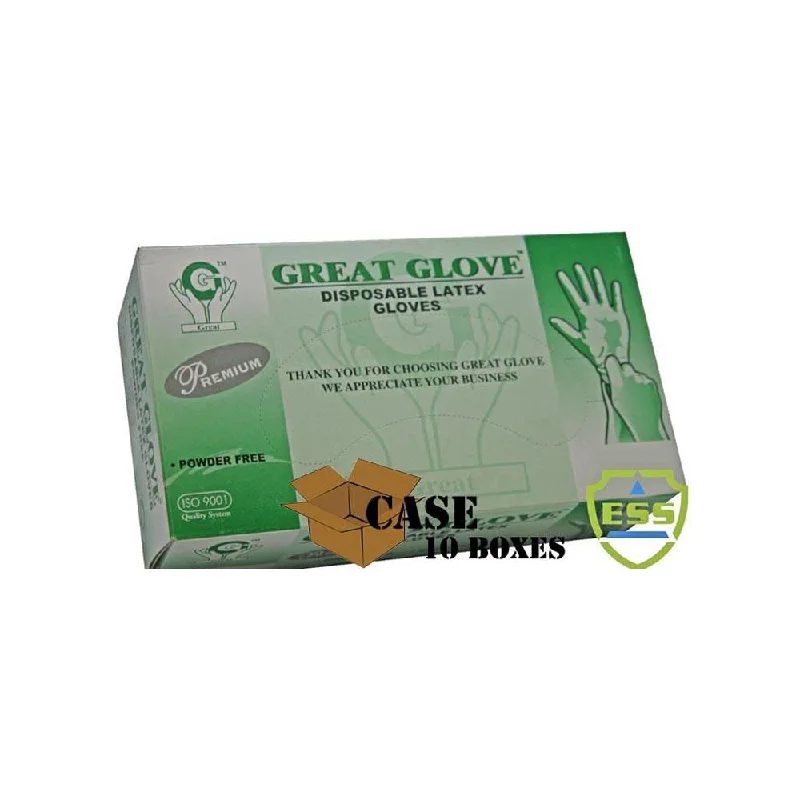 Great Gloves - Powder-free Latex Gloves - Case