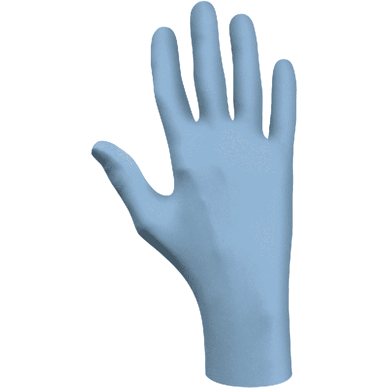 Showa Best Industrial Grade Disposable, Blue, Ambidextrous, Nitrile Gloves #7005