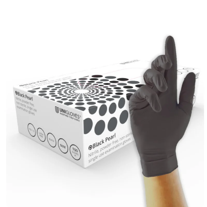 Unigloves BLACK PEARL Nitrile Examination Gloves - GP003