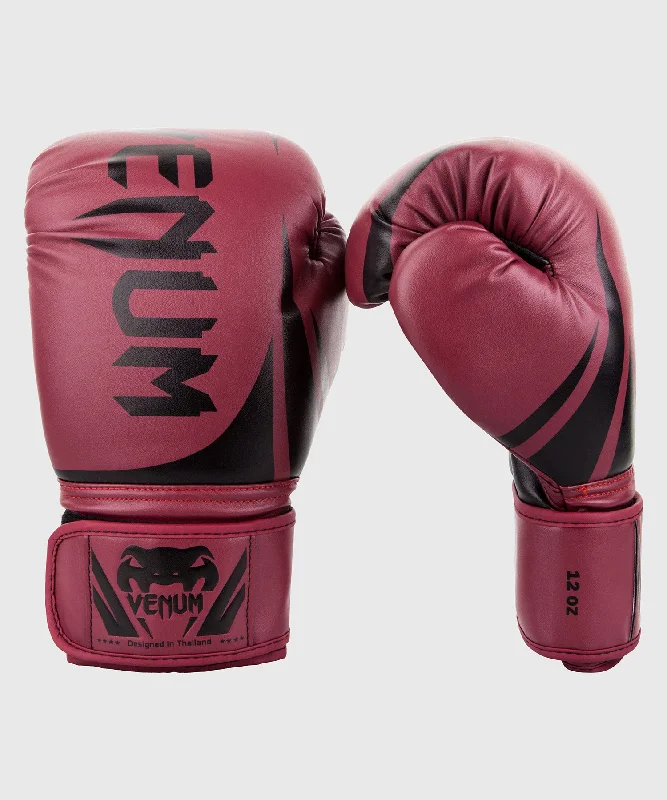 Venum Challenger 2.0 Boxing Gloves - Burgundy/Black