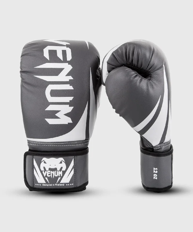 Venum Challenger 2.0 Boxing Gloves - Grey/White-Black