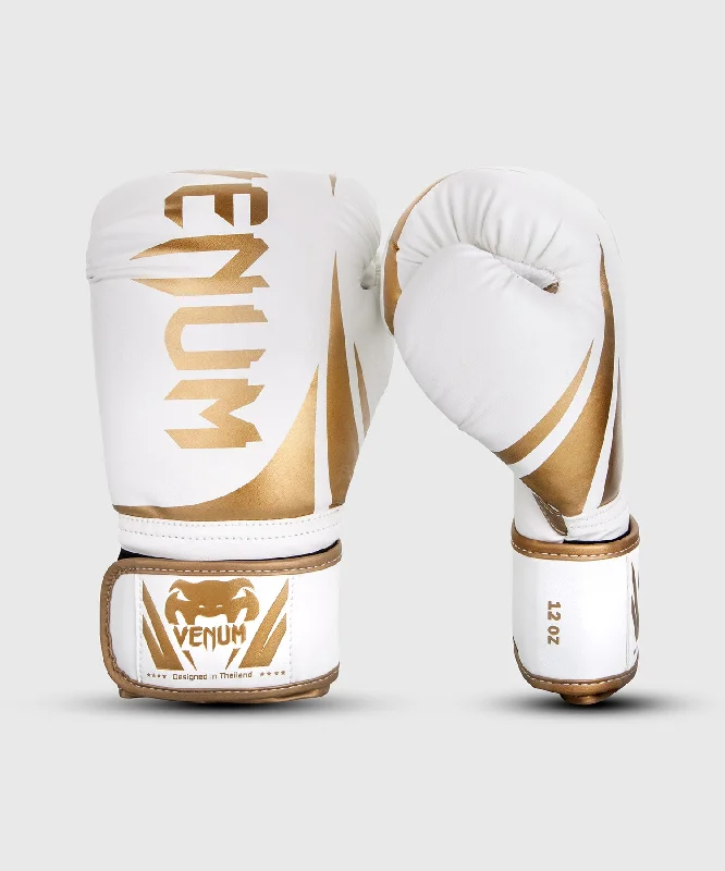 Venum Challenger 2.0 Boxing Gloves - White/Gold