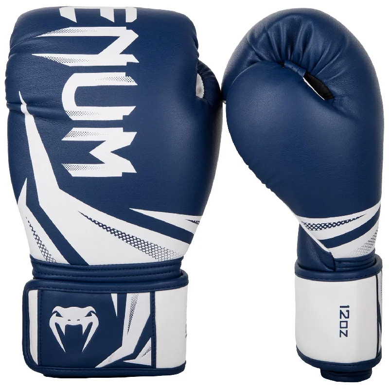 Venum Challenger 3.0 Boxing Gloves - Navy Blue/White