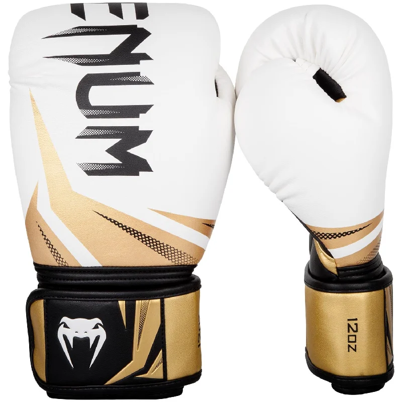 Venum Challenger 3.0 Boxing Gloves - White/Gold