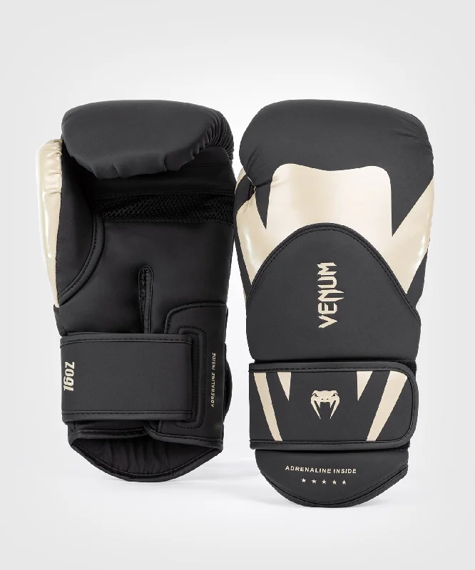 Venum Challenger 4.0 Boxing Gloves - Black/Beige