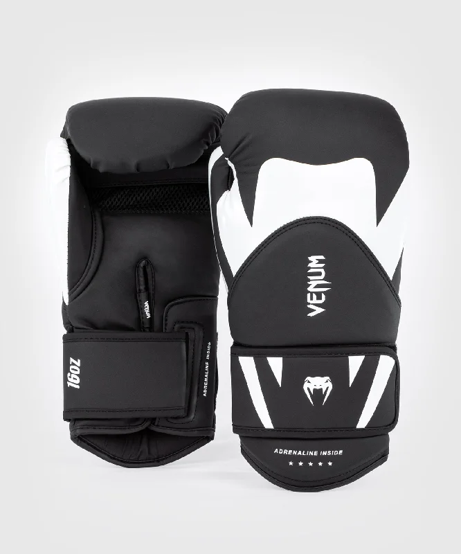 Venum Challenger 4.0 Boxing Gloves - Black/White