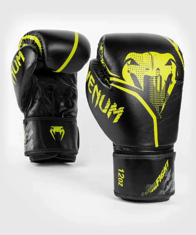 Venum Contender 1.2 Boxing Gloves - Black/Yellow