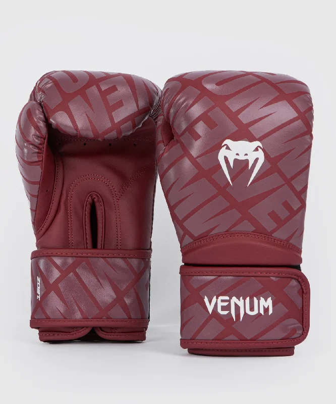 Venum Contender 1.5 XT Boxing Gloves Burgundy/White