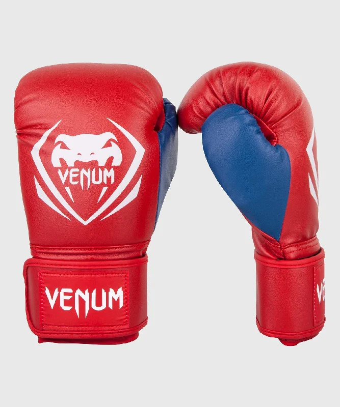 Venum Contender Boxing Gloves - Red/White-Blue