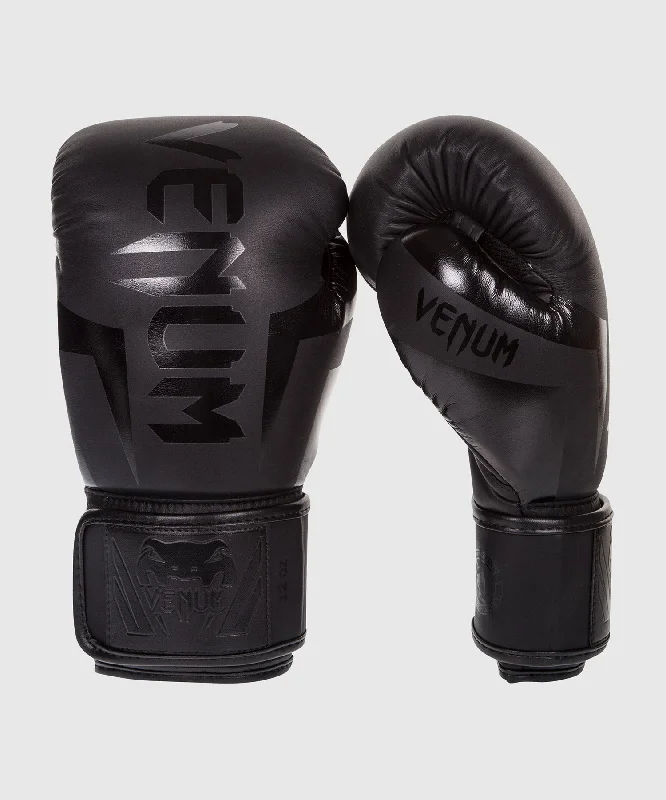 Venum Elite Boxing Gloves - Black