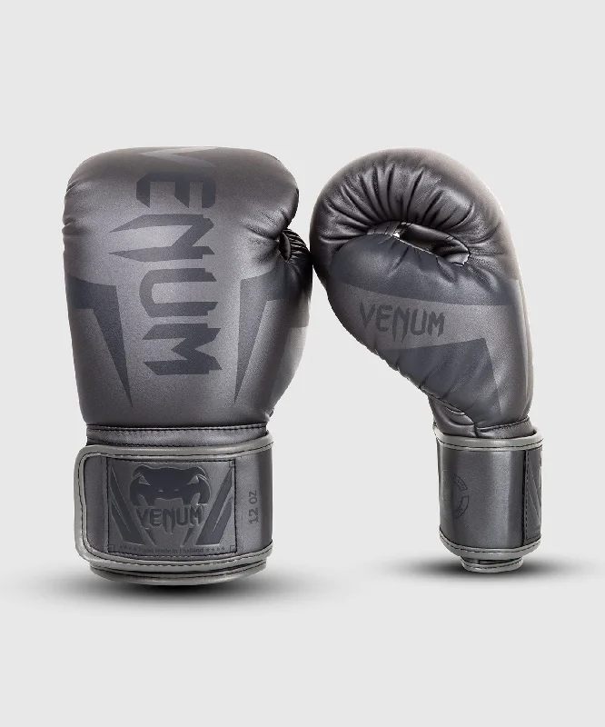 Venum Elite Boxing Gloves - Grey/Grey