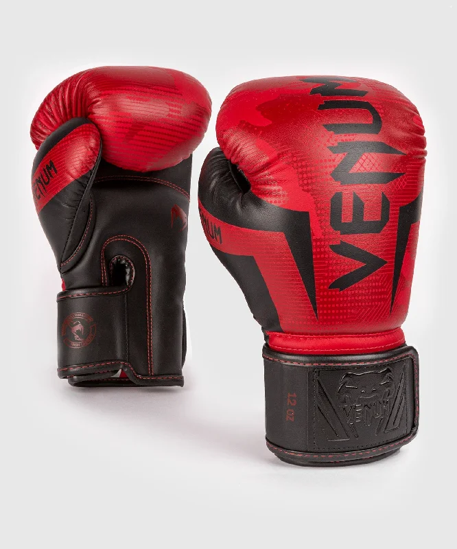 Venum Elite Boxing Gloves - Red Camo