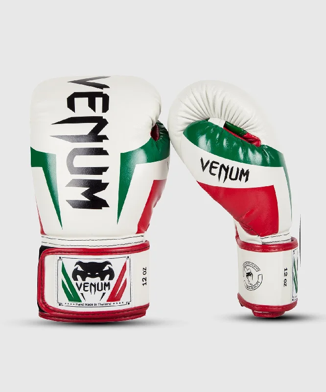 Venum Elite Italy Boxing Gloves - Ice