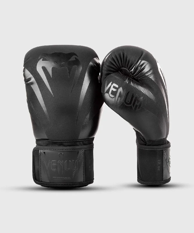 Venum Impact Boxing Gloves - Black/Black