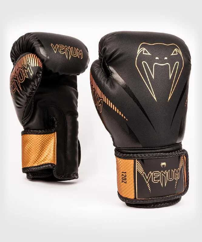 Venum Impact Boxing Gloves - Black/Bronze