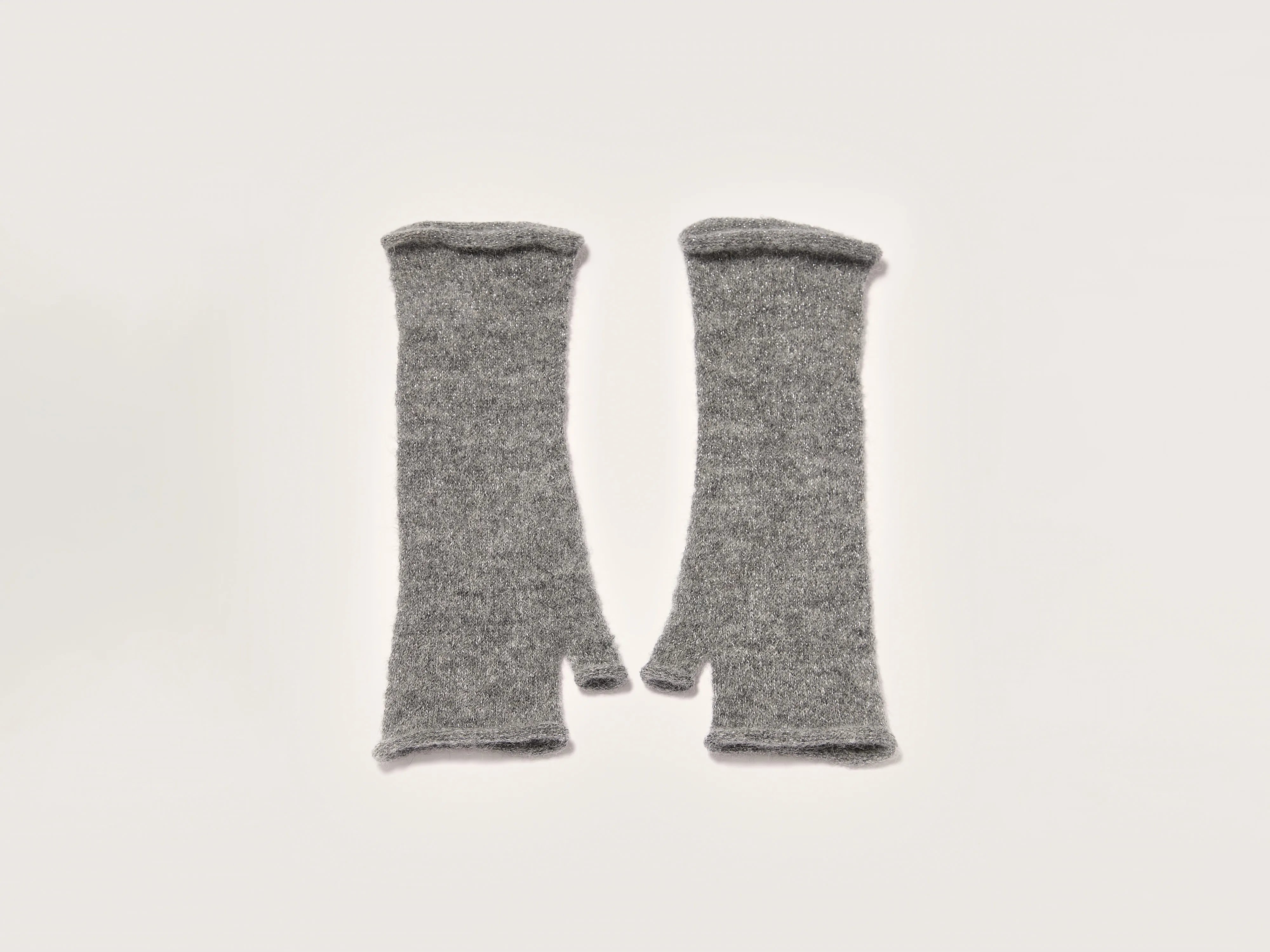 Amain fingerless gloves (242 / W / MID GREY)