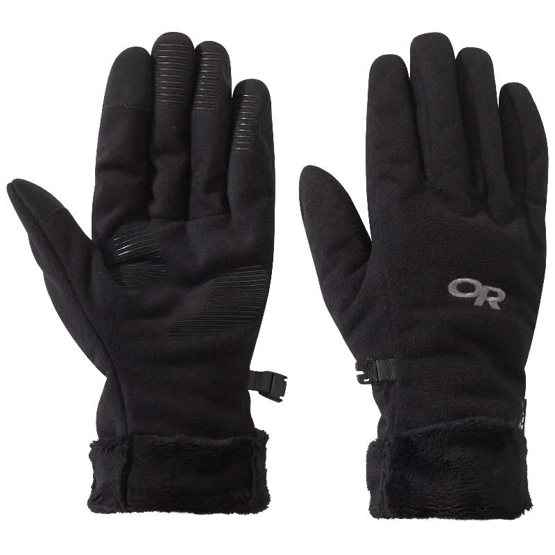 Women's Fuzzy Sensor Gloves