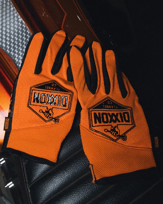 Working Class Moto Gloves - Floro Orange