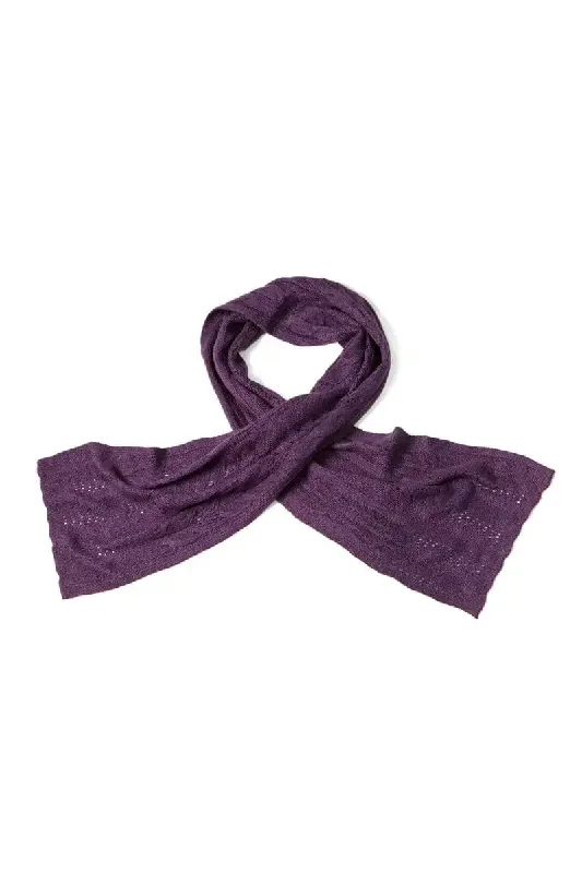 Zaira Woman Scarf Qiviuk, Merino & Silk