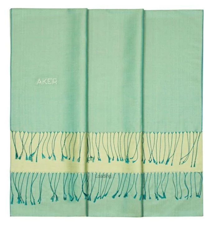 Aker Bi-Color Ladies Long Silk Scarf - Chinook