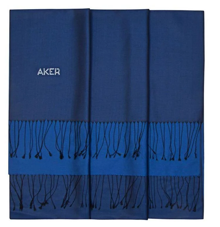 Aker Stylish Navy Blue Shawl for Women