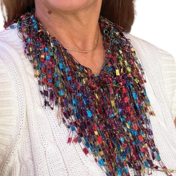 NEW! Boho Southwest Scarf Necklace - Limited Edition