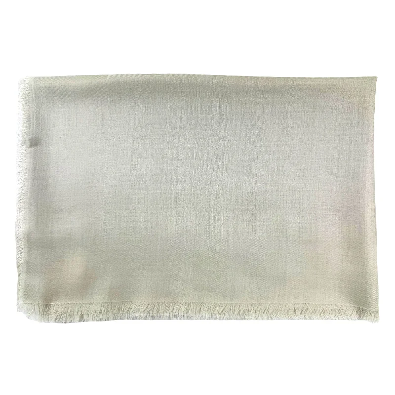 Givenchy Cashmere Scarf Beige 4G Allover - Extra Large 55 Inch Square Wrap