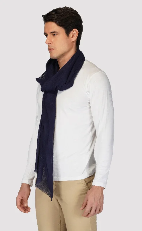 Navy Twill Muffler