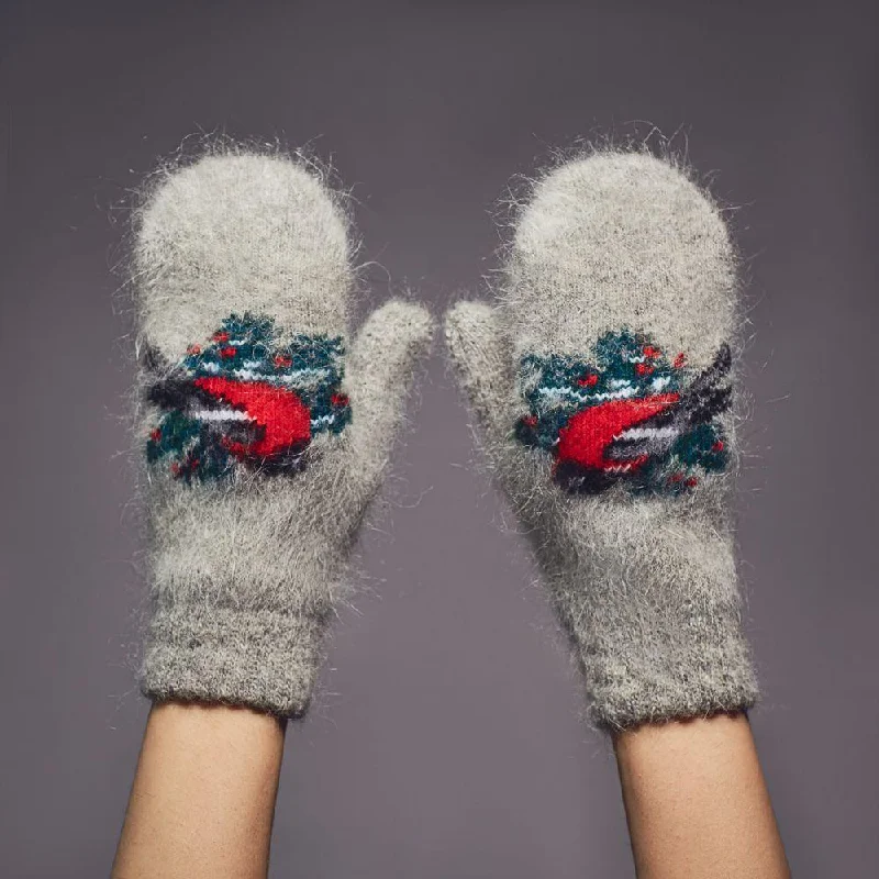 SnowBird | Heavy Goat Wool | Mittens