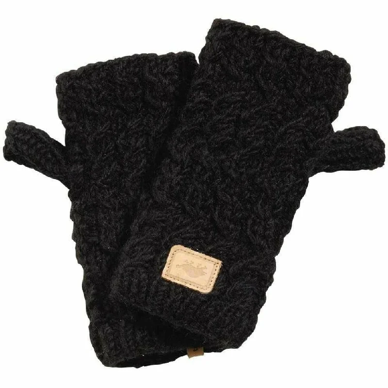 Turtle Fur Mika Wool Fingerless Mittens