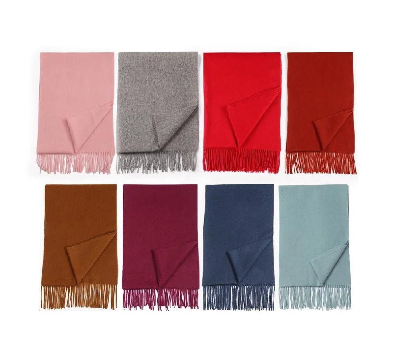 Urban 100% Wool Scarf Plain Color